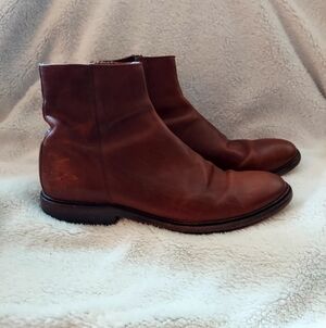 Frye Leather Chris Boot Mens 12D Flawed